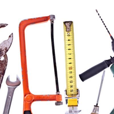 Allerlei bouwgereedschappen