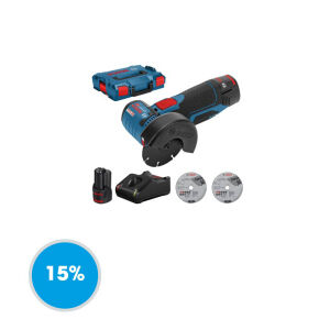 GWS 12V-76 2x 3,0 Ah + 3x acc L-Boxx