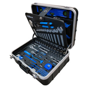 142-DELIGE GEREEDSCHAPSSET ABS TROLLEYBOX