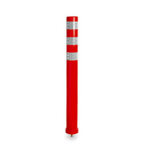 FLEXBOLLARD D.80MM H800MM ROOD/WIT
