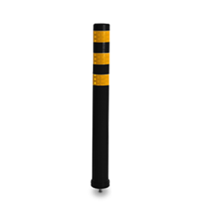 FLEXBOLLARD D.80MM H800MM ZWART/GEEL