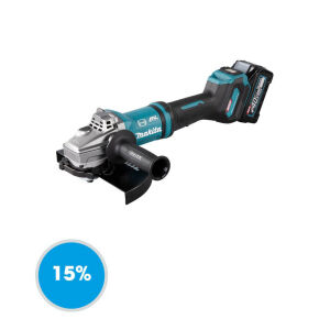 Accu haakse slijper 230mm XGT 40Vmax AWS+ 2x BL4040 + DC40RA + koffer.