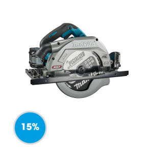 Accu cirkelzaag 235 mm 40Vmax + 2x BL4050F + DC40RA + koffer. Met magnesium zool