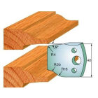 Paar profielmessen 40 mm nr. 100