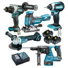 COMBOPACK 18V: DDF486 + DTD153 + DJV181+DHR243 + DGA506