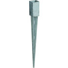 PAALHOUDER 7X7 WARM VERZINKT MET PIN