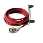 Verbindingset RVS/INOX, voor lint naar koord, draad 50 cm lang