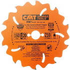 Diamand DP zaagblad voor zeer harde materialen D=160 F=O20 K=2.2 P=1.6 Z10 <º=12