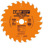 Universele cirkelzaagblad voor draagbaremachines D=160 F=O20 K=2.4 P=1.4 Z24 <º