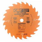 Universele cirkelzaagblad voor draagbaremachines D=184 F=O16 K=2.6 P=1.6 Z24 <º