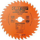 Universele cirkelzaagblad voor draagbaremachines D=230 F=O30 K=2.8 P=1.8 Z36 <º