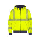 SWEATER HOODIE EVANS PESCO84 (280GR) PESCO84 FLUOGEEL/MARINEBLAUW L