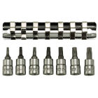 Doppenset op rail TX torx 1/4 -7dlg