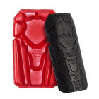 Knie-Inlegstukken 4027 onesize Zwart/Rood