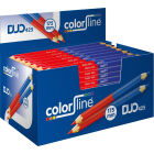 DUO MARKER   PRO 425   50% rood / 50% blauw - O 9,5 mm x 17,5 cm - per stuk