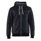 Hooded Sweatshirt met rits 4933 XXXL Zwart