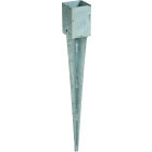 PAALHOUDER 9X9 WARM VERZINKT MET PIN