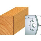 Paar profielmessen 50 mm nr. 500