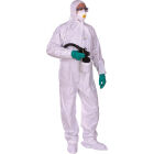 NON WOVEN OVERALL MET KAP - EENMALIG GEBRUIK  M-L Wit