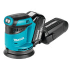 Excenterschuurmachine 18V 125mm 2x BL1850 + DC18RC Makpac