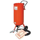 MOBIELE ZANDSTRAALKETEL 75L TRECHTER