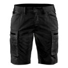 Dames service short stretch 7149 C42 Zwart