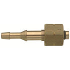 Draaibare slangnippel R 3/8 L voor slangO 5 en 8mm