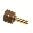 draaibare slangnippel  3/8  L. voor slang O 5mm