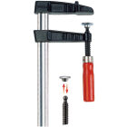 ZWARE LIJMTANG 1250/120 MET GEGOTEN BEUGELS HOUTEN HANDGREEP TGK