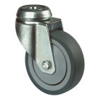 ZWENKWIEL, RUBBER, BLAUWGRIJS, DIA100MM,L121MM