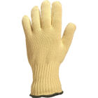 KPG10  9  Geel HANDSCHOEN VAN KEVLAR  -HITTEBESTENDIG 250ºC - KAP 10 CM
