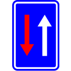 B21 Verkeersbord z. 400x600mmT250 HI klasse2