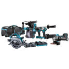 COMBOPACK XGT 40Vmax DF001G+TD001G+GA005G+JR001+HR002GZ05+HS003G+DC40RA IN TOOLB