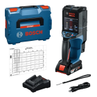 DETECTOR D-TECT18V-200-17C(1x accu GBA18V 2.0Ah + lader)