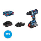 GSR 18V-60C2x 9C 4,0Ah GAL 18V-40 LBACCU BOORMACHINE