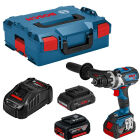 SCHROEF-BOORMACH GSR 18V-85 C + 2x 5.0AhACCU + GAL1880 CV