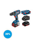 SCHROEF-BOORMACH GSR 18V-85 C + 2x 5.0AhACCU + GAL1880 CV