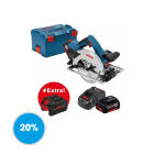 CIRKELZAAGMACHINE GKS 18 V-57G 2x5Ah +GAL 1880CV + PROCORE 18V 8.0Ah