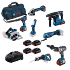 Accu toolkit 8 Toolkit 18V (GBH 18V-24 C, GWS 18V-7, GDR 18V-200, GSB 18V-110 C,