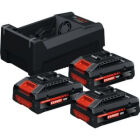 ACCU STARTERSET EXBA 18V (3x EXBA 18V-40+ GAL 12V/18V-80)