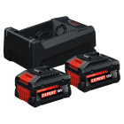 ACCU STARTERSET EXBA18V-55(2x EXBA18V-55 + lader)