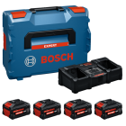 ACCU STARTERSET EXBA18V 4 ACCU'S(2x EXBA18V-55, 2X EXBA18v-80 + lader)