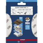 EXPERT 6-delige set Schuurvel Web W480115x140 G2x120/2x180/1x240/1x320
