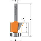 Uitloopfrees met geleidelager D=19 I=15<º=0º - 15º S=O8 Q=HW
