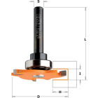 Schijffrees met freesdrager + kogellagerzonder sluitmoer, HWD=47,6 x 3mm L=57,5