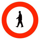 C19 Verkeersbord d. 400mmT250 HI klasse2