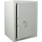 PT-1 Kluis grijs met dubbelbaardsleutelslot
