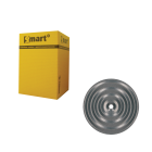 (pr/doos)  100St  Ronde isolatieplaatjes* 5,00x0,70x70 Zn