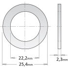 REDUCTIERING VOOR ZAAGBLAD D=25.4 d=22.2
