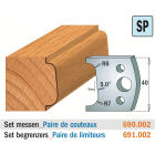 Paar profielmessen 40 mm nr. 2